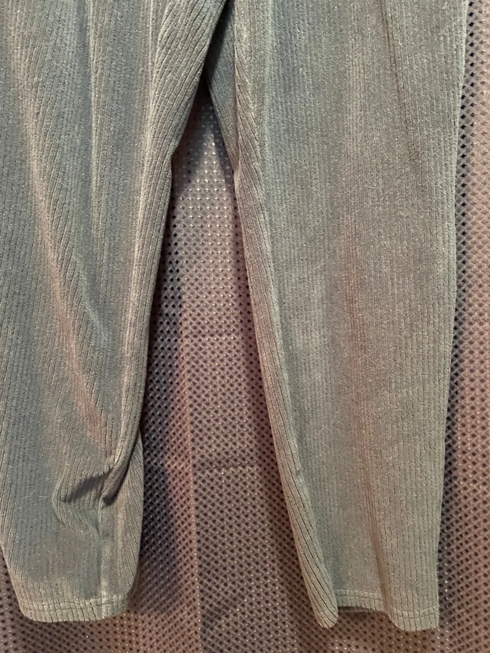 Belle by Kim Gravel Corduroy Slim Pants in Blue - Picture 6 of 11